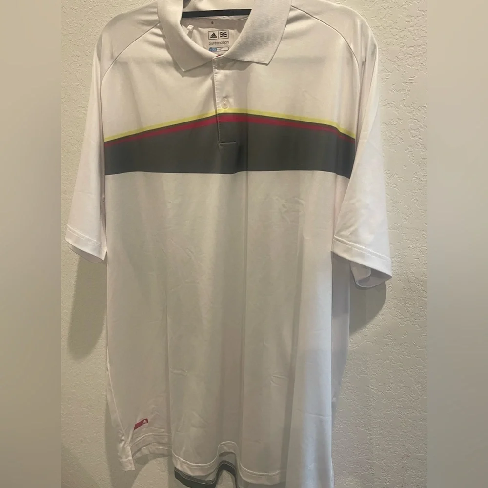 Adidas Golf Puremotion Cool max Short Sleeve Size ‎ 2XL